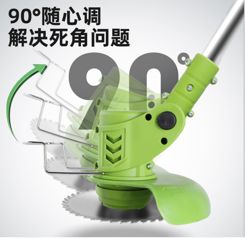 電商一件代發(fā)鋰電割草機家用小型除草機充電打草機多功能鋤草神器