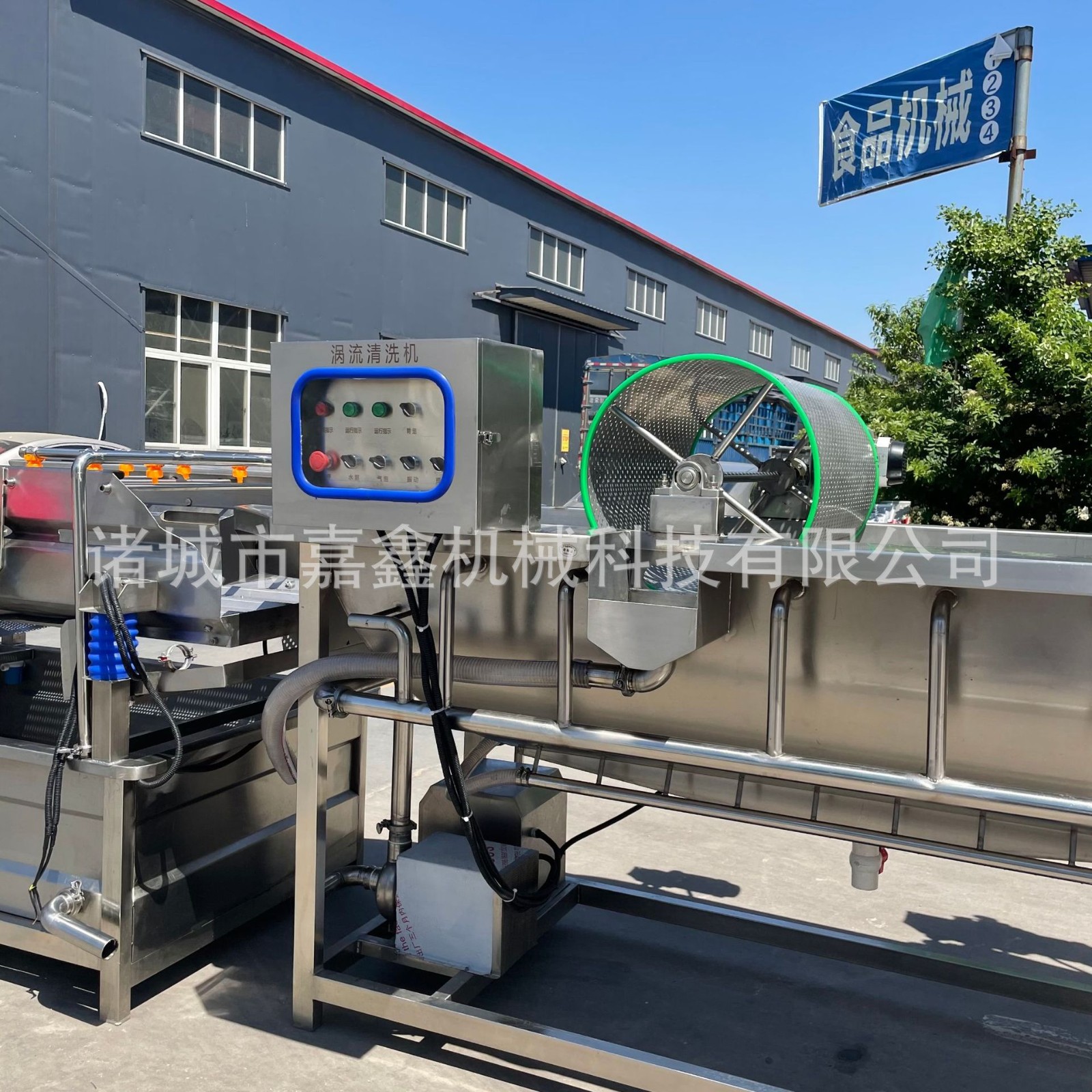 萵苣切片渦流震動清洗機姜片清洗機 全自動預制菜臭氧殺菌洗菜機