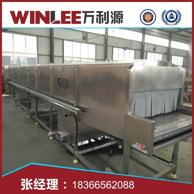 萬利源自動噴淋巴氏殺菌流水線 隧道式殺菌機(jī) 維維豆奶殺菌設(shè)備