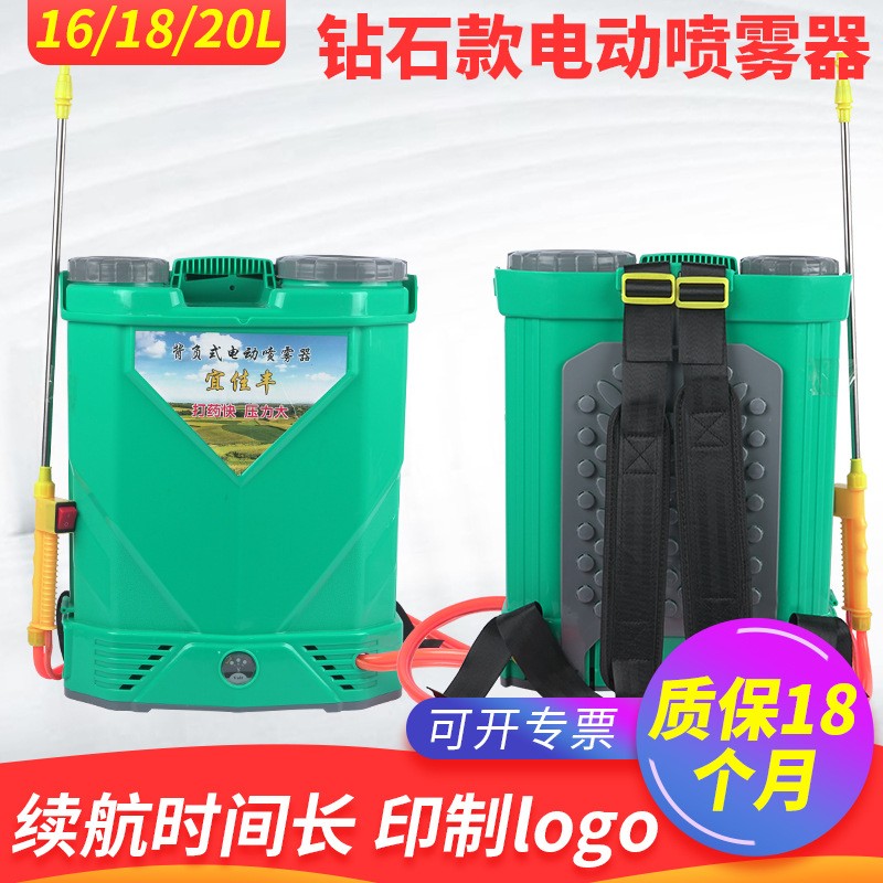 大功率農(nóng)藥噴灑器 背負(fù)式充電噴霧器批發(fā) 醫(yī)用高壓防疫消毒電噴壺
