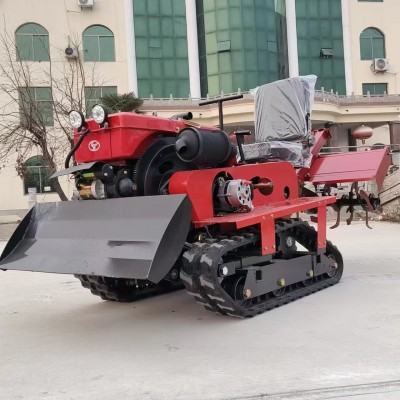 35馬力水旱兩用履帶旋耕機 多功能田園管理機 水田打漿機