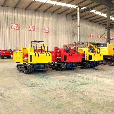 爬山虎履帶運(yùn)輸車手扶全地形自卸車泥濘路搬運(yùn)車廠家現(xiàn)貨按需制作