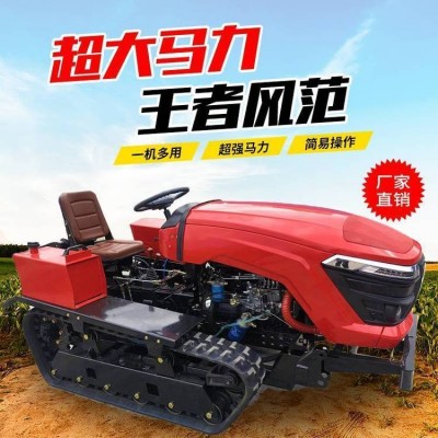 履帶式微耕機多功能農用小型柴油果園耕地開溝起壟除草