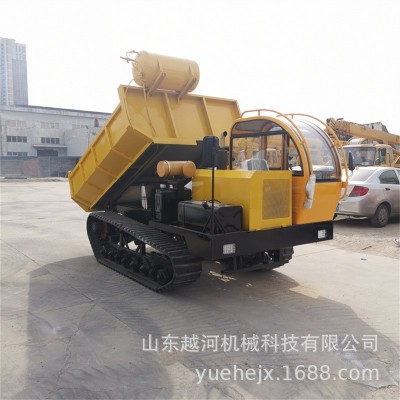 越河YH-LYQ8G型號8T液壓翻斗自卸車產品載重8000kg 履帶運輸車