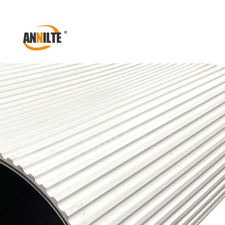 安耐工業傳送帶廠家花生脫殼機皮帶果殼脫皮拌粒機防滑PVC輸送帶