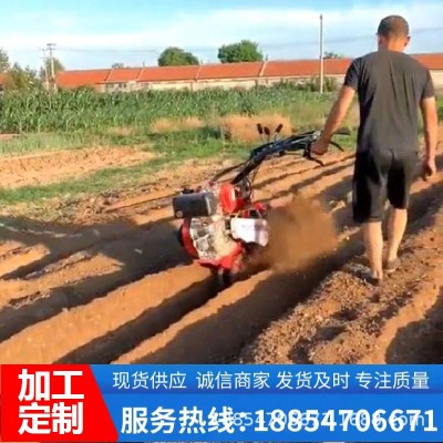 操作靈活的多功能微耕機 手扶式犁地耕地打田旋耕機 松土開溝起壟