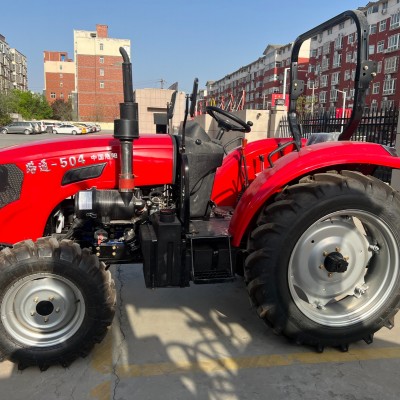50馬力四驅輪式拖拉機504水旱兩用高花輪胎 一分錢試駕