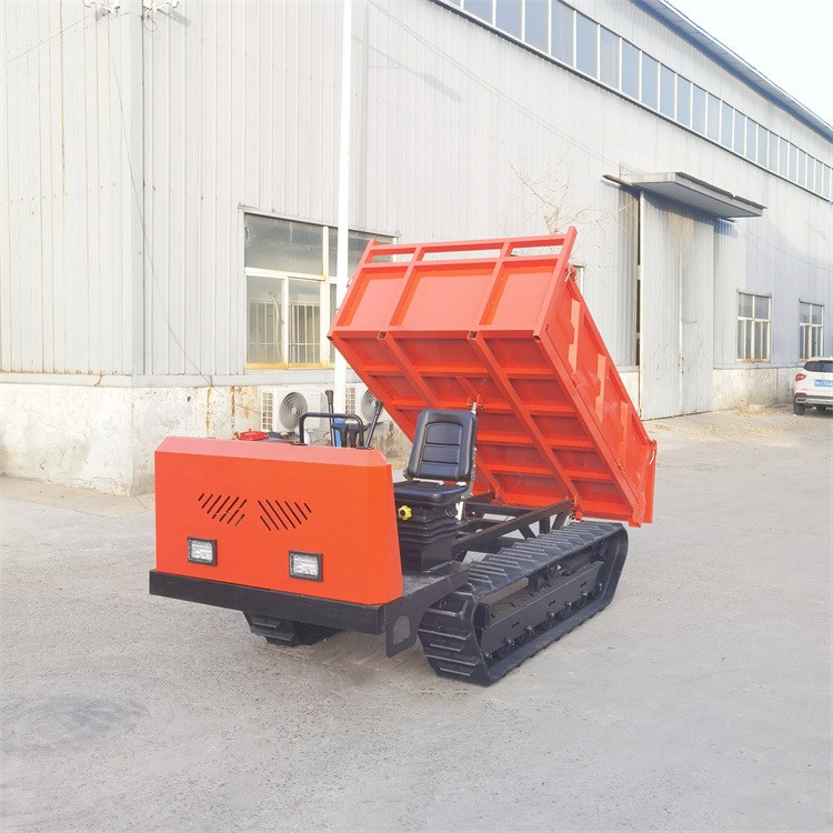 柴油農用履帶運輸車 全地形農產品搬運車 爬山虎翻斗履帶運輸車