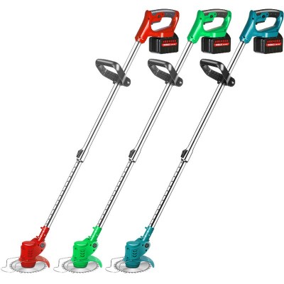電動割草機小型家用除草機充電式草坪機農(nóng)用鋰電多功能打草機神器