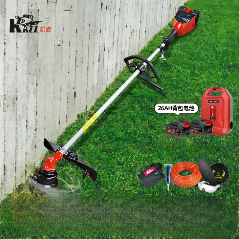 凱姿KZ60LI電動(dòng)割草機(jī) 割灌機(jī) 充電式多功能開荒園林鋰電池除草機(jī)