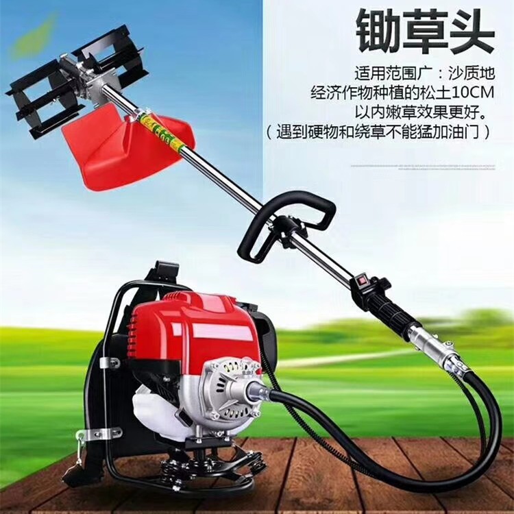 二沖程農用小型家用除草機便攜式園林割灌機背負式大功率打草機