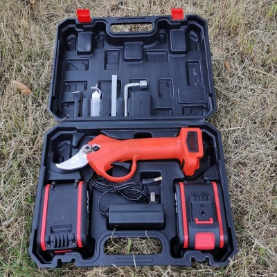 24v鋰電剪刀采花椒剪枝園林用，2塊電池25MM，用