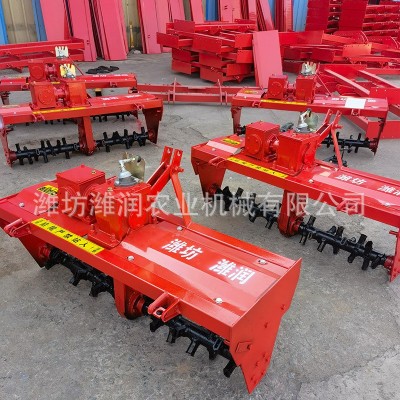 果園農(nóng)用多功能微耕機(jī)一軸傳動120型旋耕機(jī)拖拉機(jī)后置旋耕耙廠家