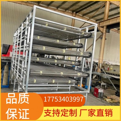 多層網帶輸送機陶瓷顆粒載重擋邊網鏈輸送帶