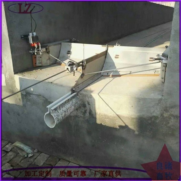 牛舍糞溝清理自動清糞機不銹鋼刮糞機防脫繩養豬設備