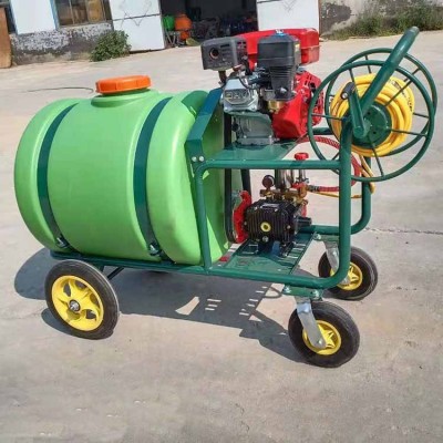 小型果園果樹噴霧機 手推式高壓拉管噴霧器 多功能打藥機