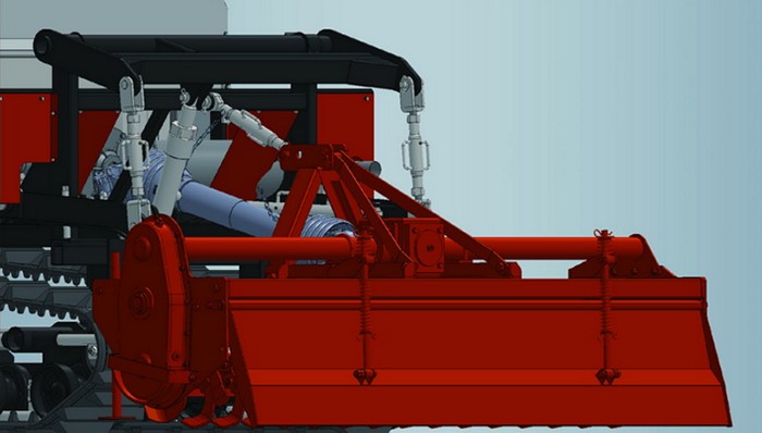艾禾1GLZ-200B履帶自走式旋耕機