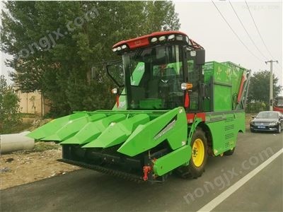 嘉駿4YZQ-4型自走式不對(duì)行穗莖兼收玉米收獲機(jī)