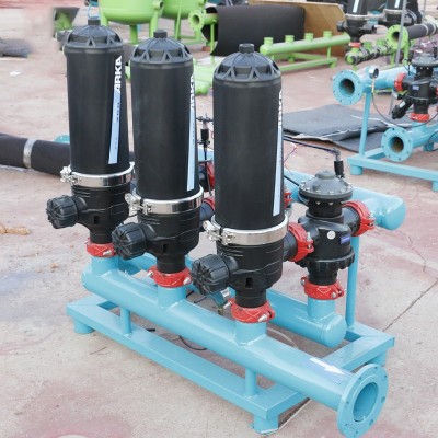 全自動農(nóng)業(yè)灌溉反沖洗疊片過濾器農(nóng)用園林碟片式過濾器