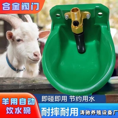 牛羊飲水器自動喂水合金閥門獸用喝水盆養羊設備水槽羊用飲水碗