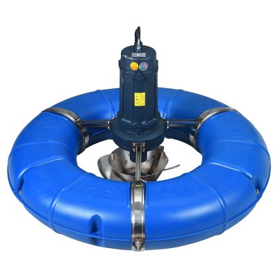 魚塘增氧機葉輪式增氧泵河塘曝氣式涌浪式池塘大型養魚全銅芯養殖