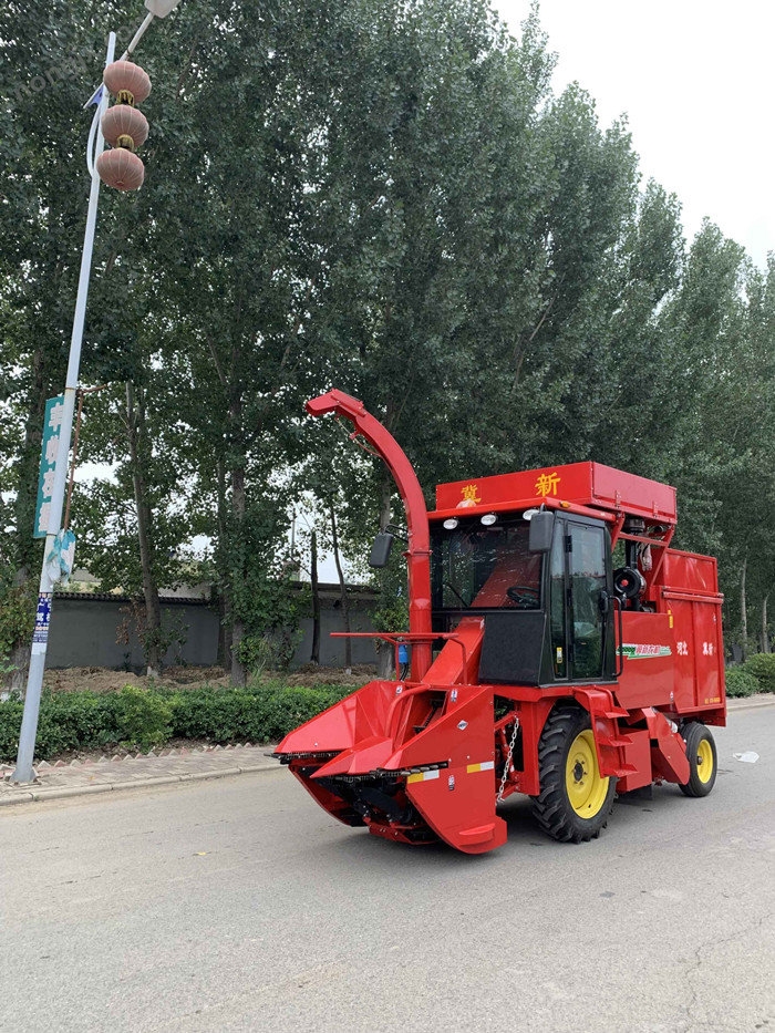 冀新4YZQ-2D1穗莖兼收玉米收獲機