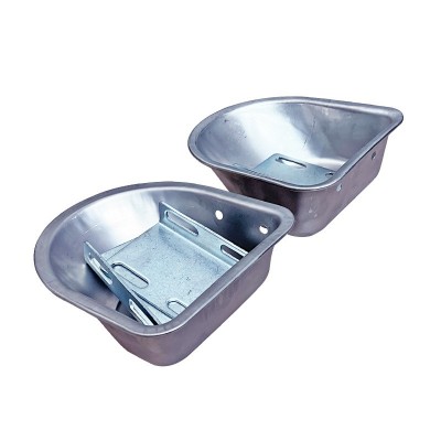 不銹鋼豬用飲水碗獸用半圓水盆豬水位器飲水槽豬飲水器養(yǎng)豬設(shè)備
