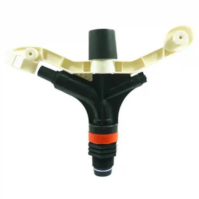 農(nóng)用全新塑料雙噴草地灌溉園藝旋轉(zhuǎn)遠射程噴槍大田噴灌噴頭澆水 1件