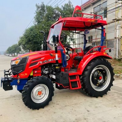 齊魯常力504四輪拖拉機 804多功能耕地犁地機 補后直提播種施肥旋耕 1臺
